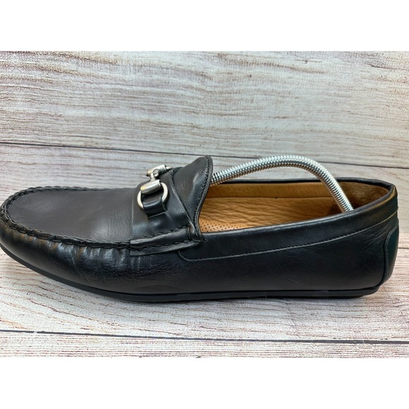 Allen Edmonds Sebastian Leather Bit Driving Loafer Shoes Men Size 13D Black 6362 main image 6